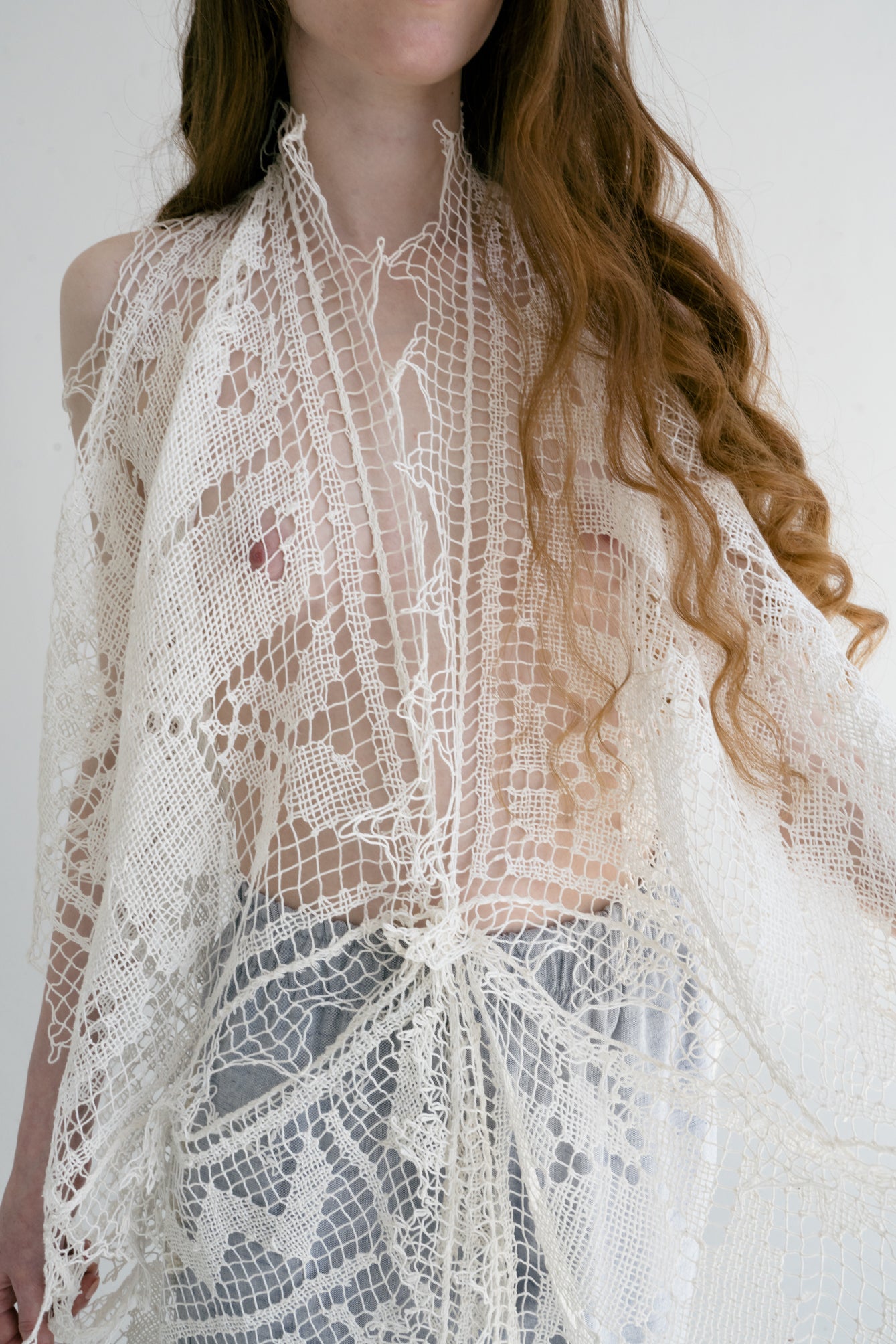 Yu top undyed by Ound - natural organic scarf top