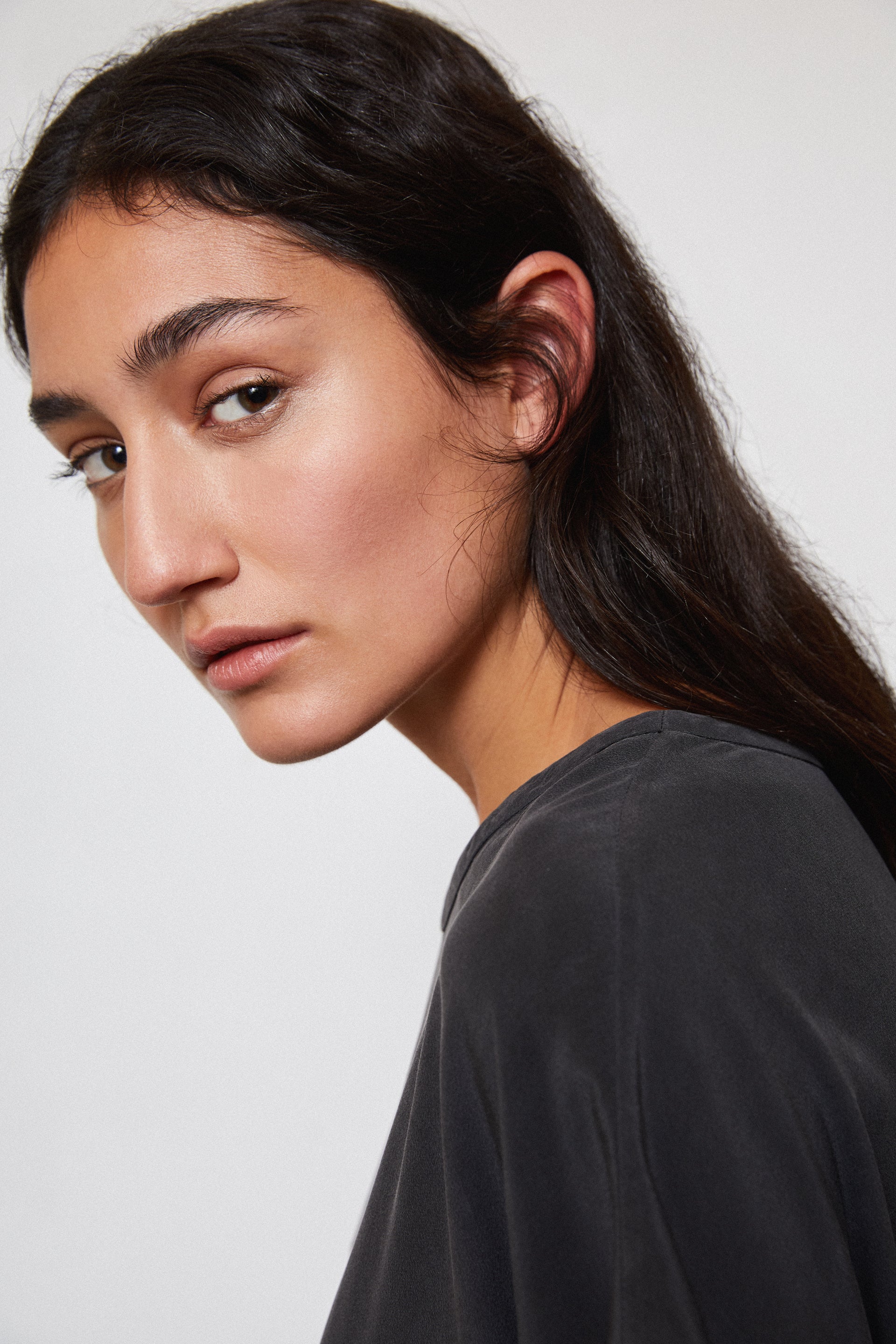 Eucalyptus T dress full view - casual organic design