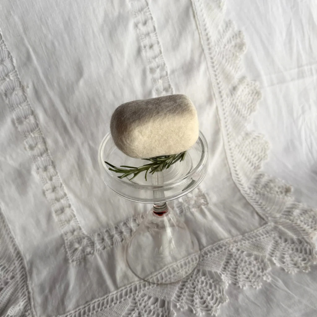 Handmade felted wool soap — Ound everyday care ritual