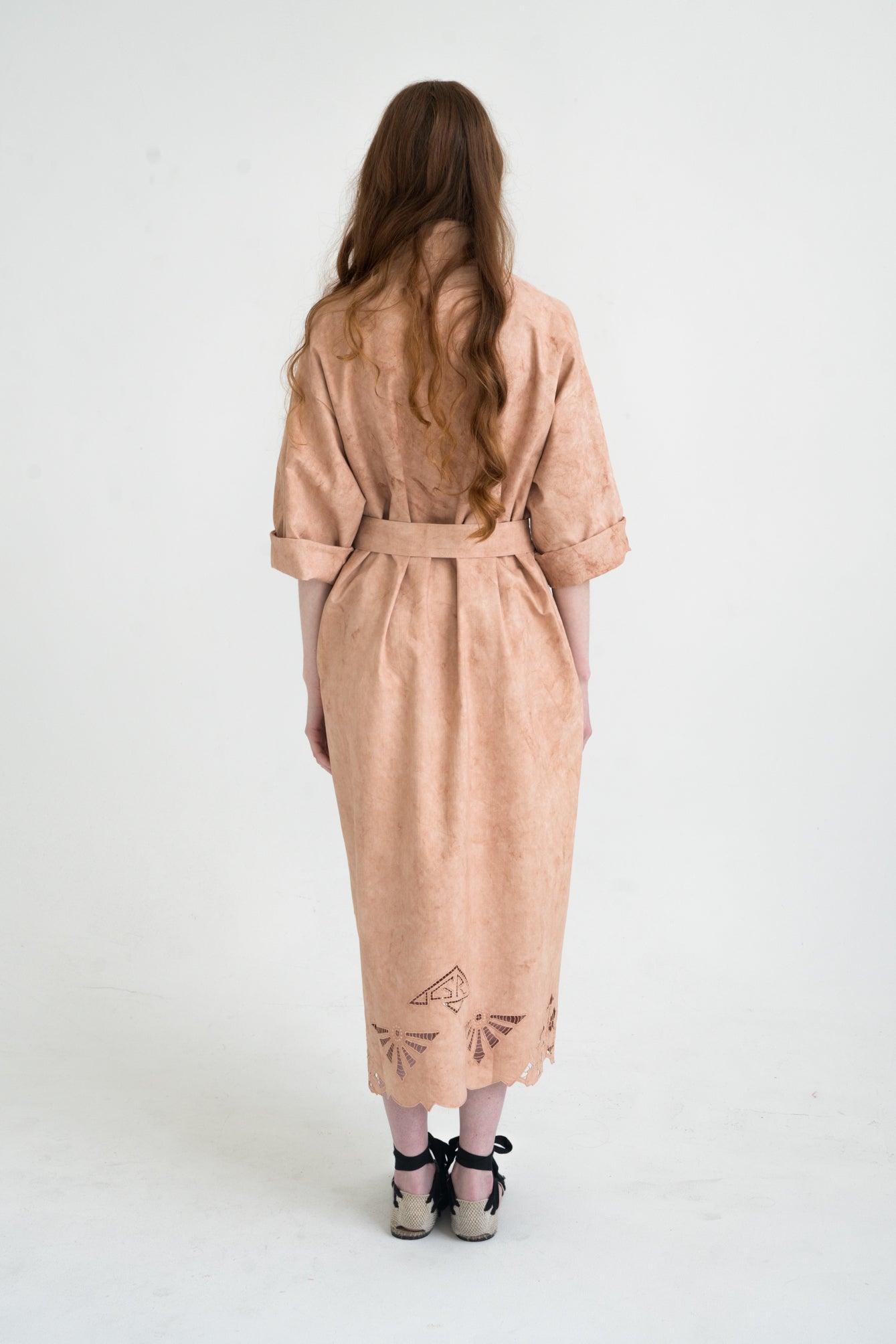 CINA ROBE DRESS - AVOCADO