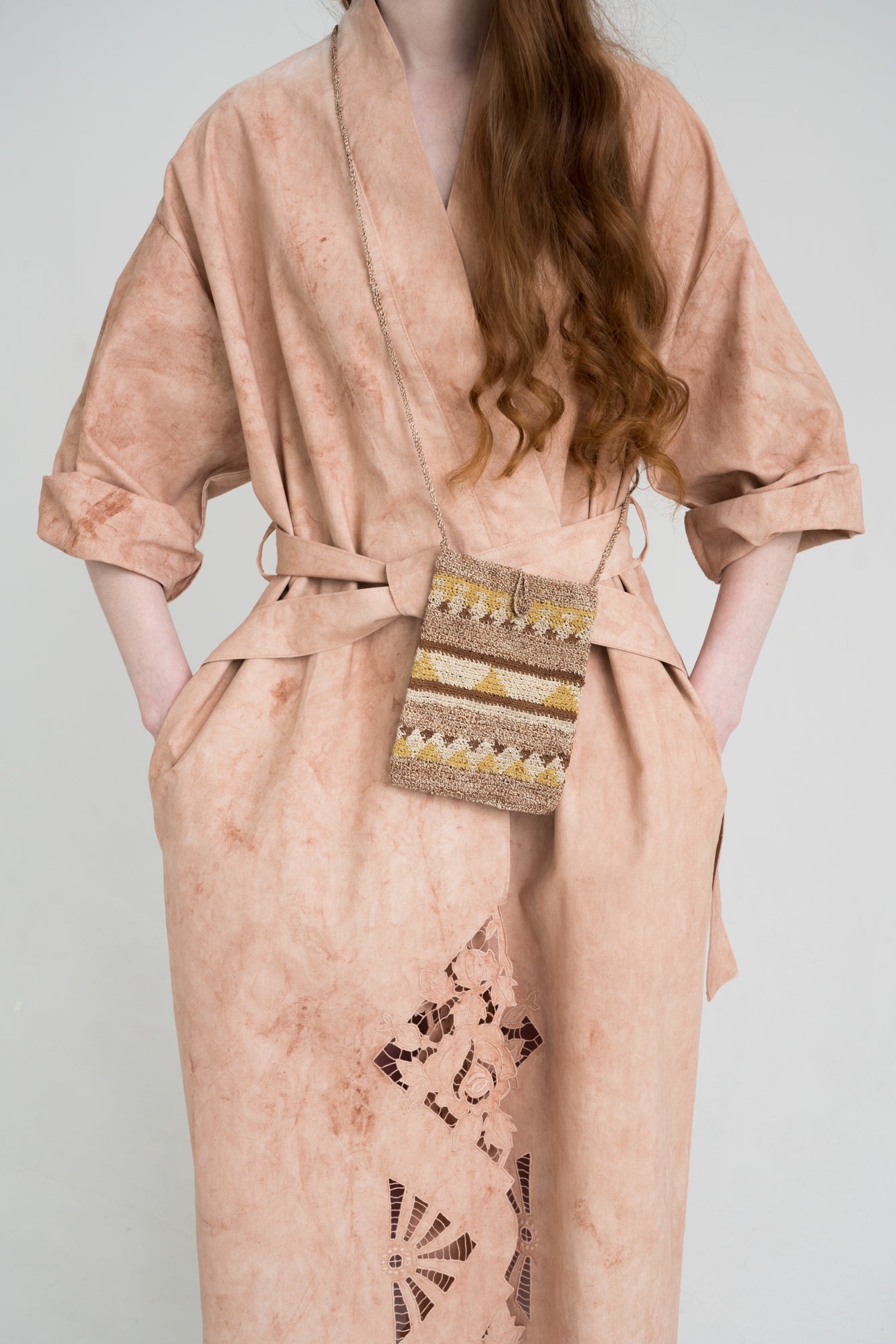 CINA ROBE DRESS - AVOCADO