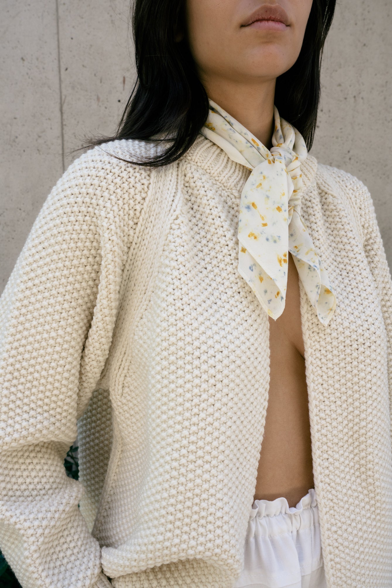 LAPACHO CARDIGAN - IVORY