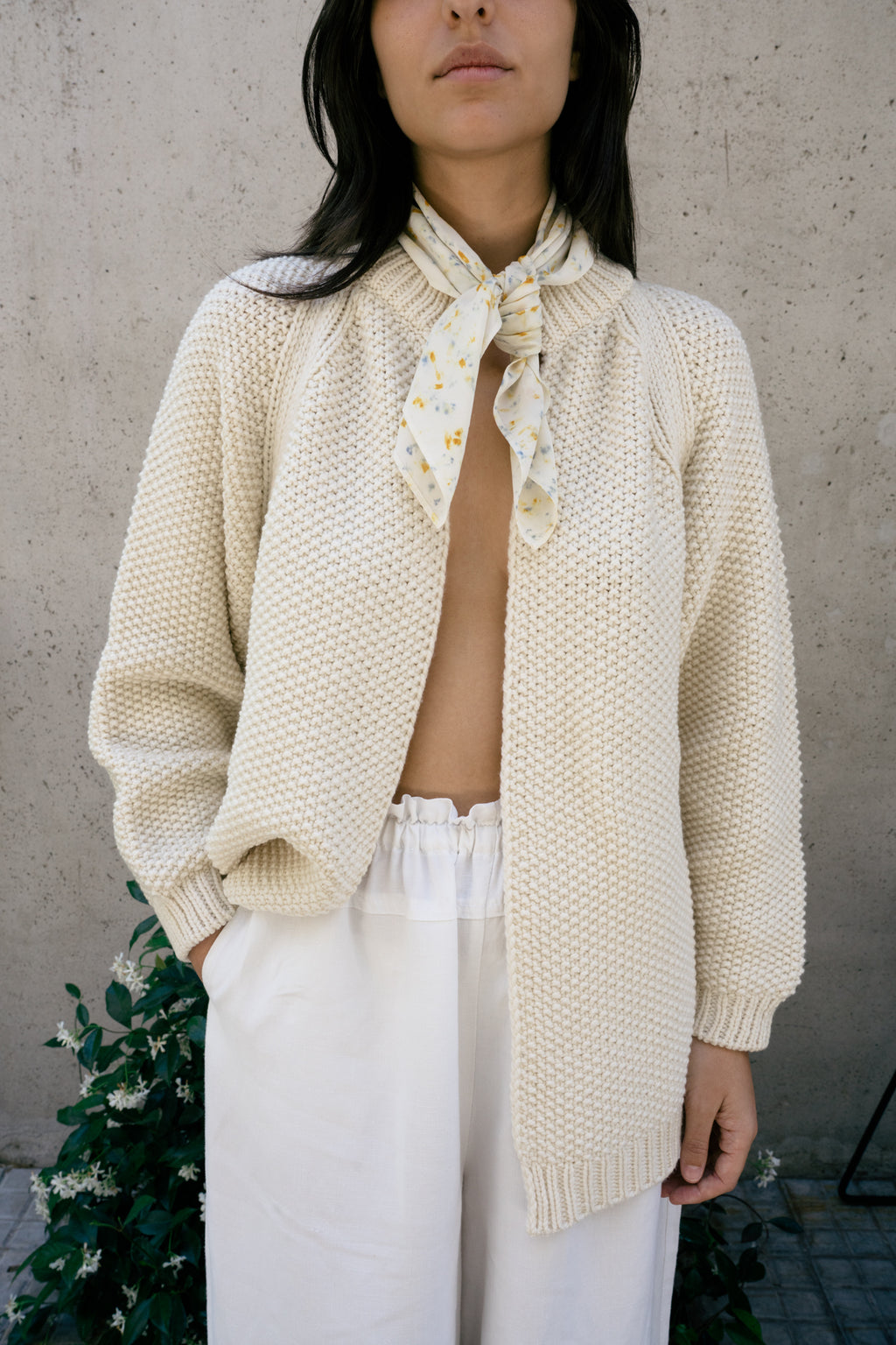 LAPACHO CARDIGAN - IVORY