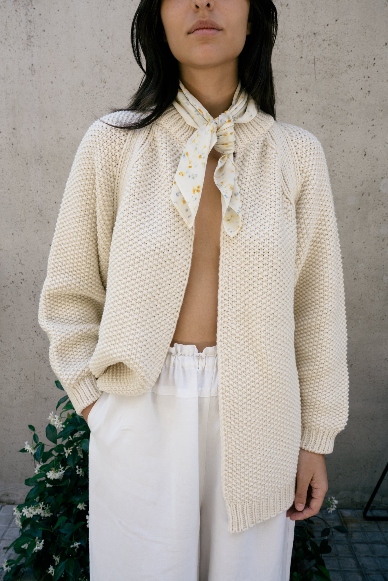 LAPACHO CARDIGAN - IVORY