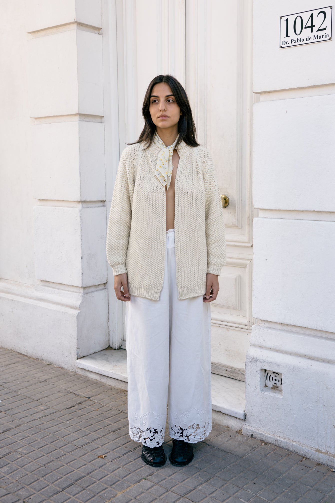 LAPACHO CARDIGAN - IVORY