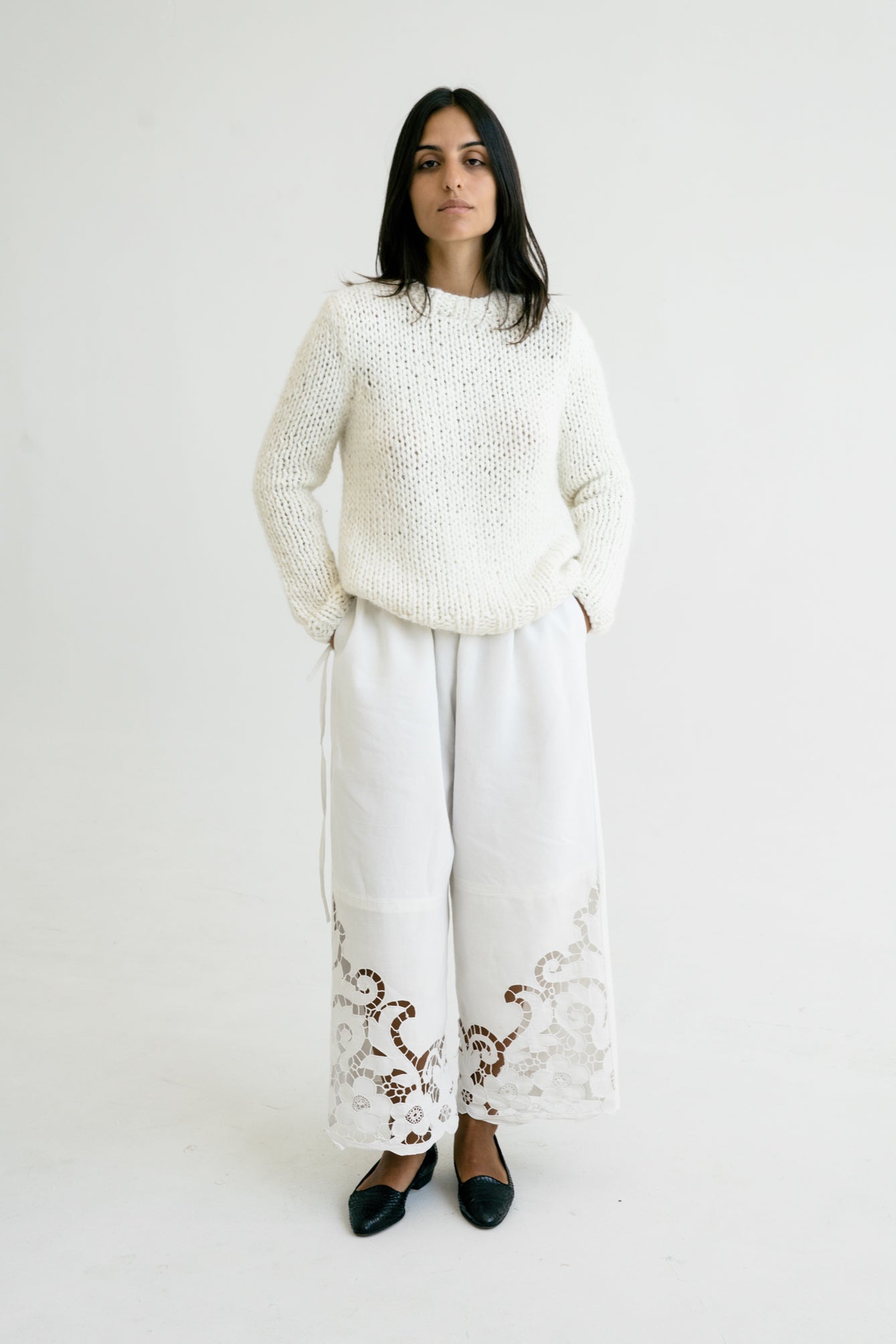 ALGARROBO JUMPER  - IVORY