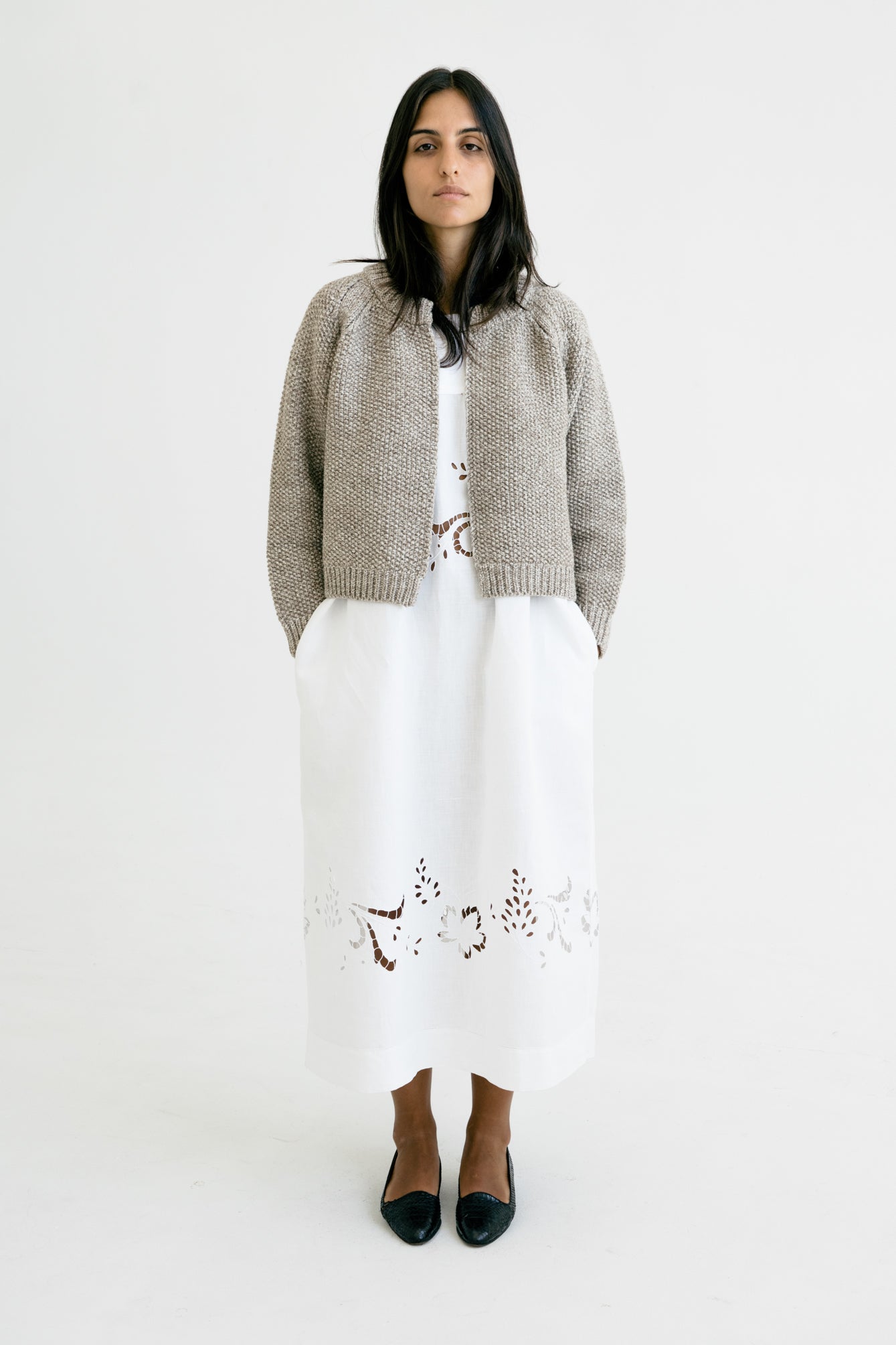 BRAVO CARDIGAN - STONE