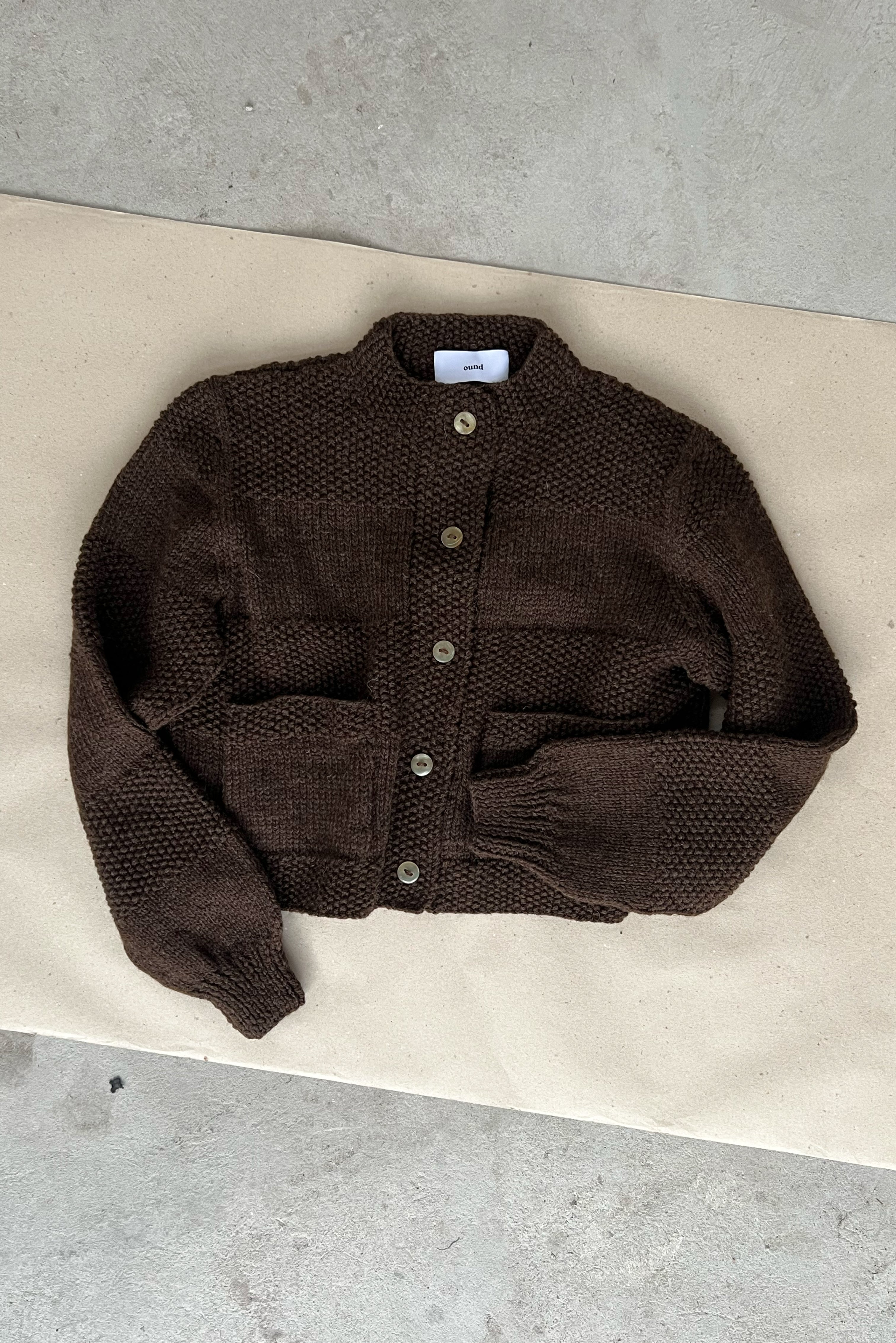 CAOBA CARDIGAN - EARTH