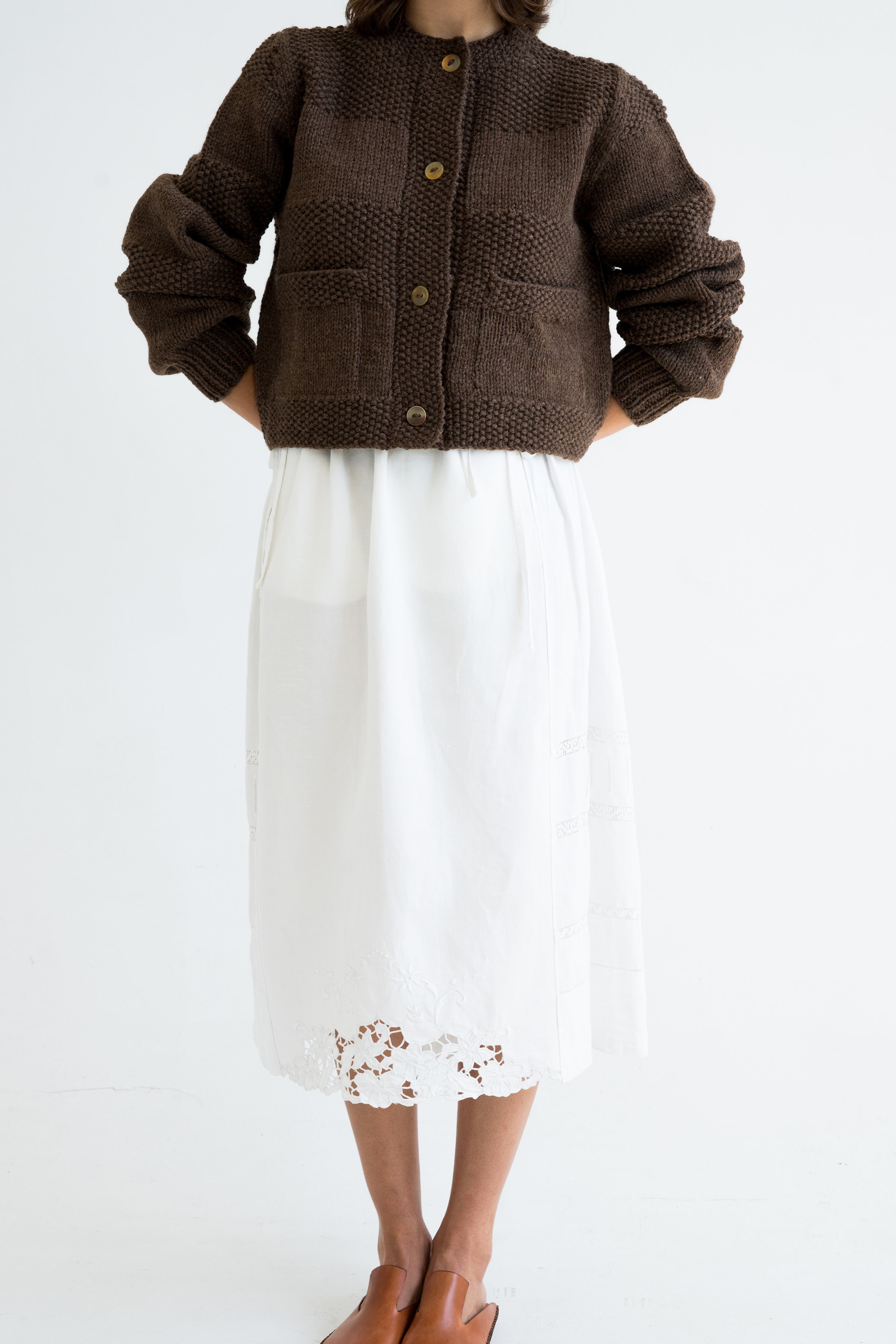 CAOBA CARDIGAN - EARTH