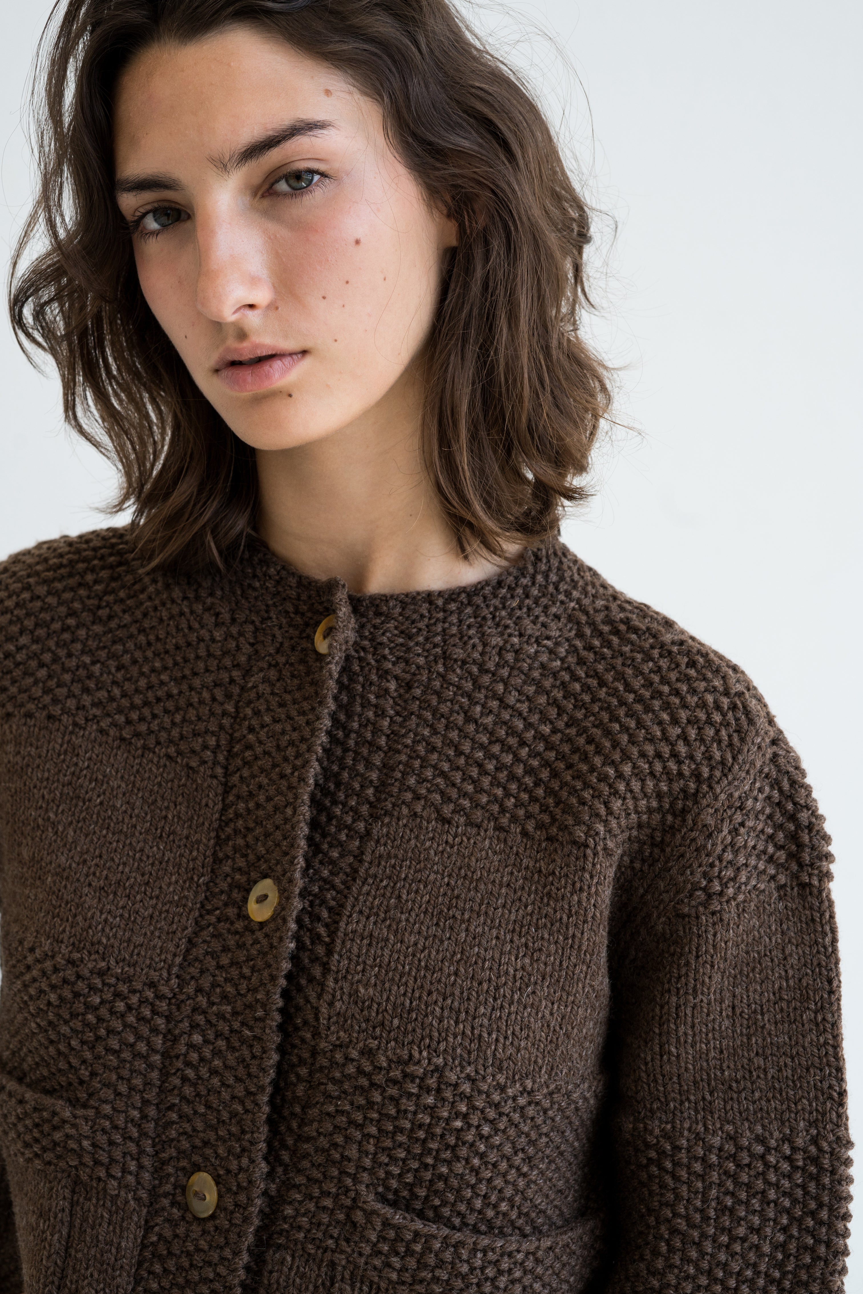 CAOBA CARDIGAN - EARTH