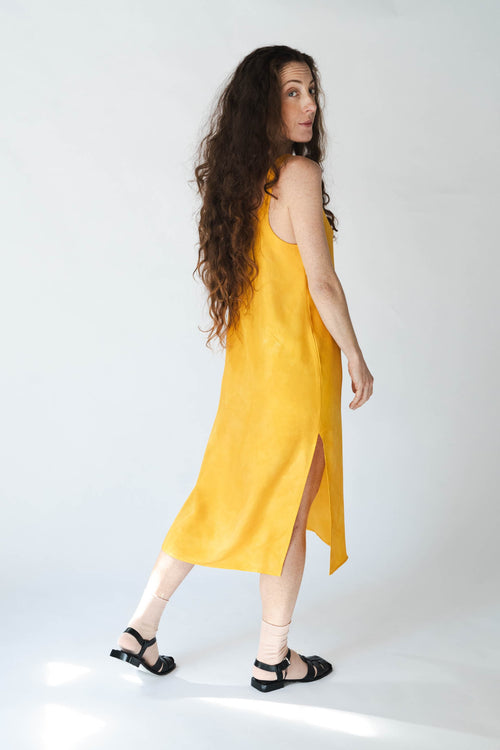 Slip Dress detail — onion skins pattern visible up close.