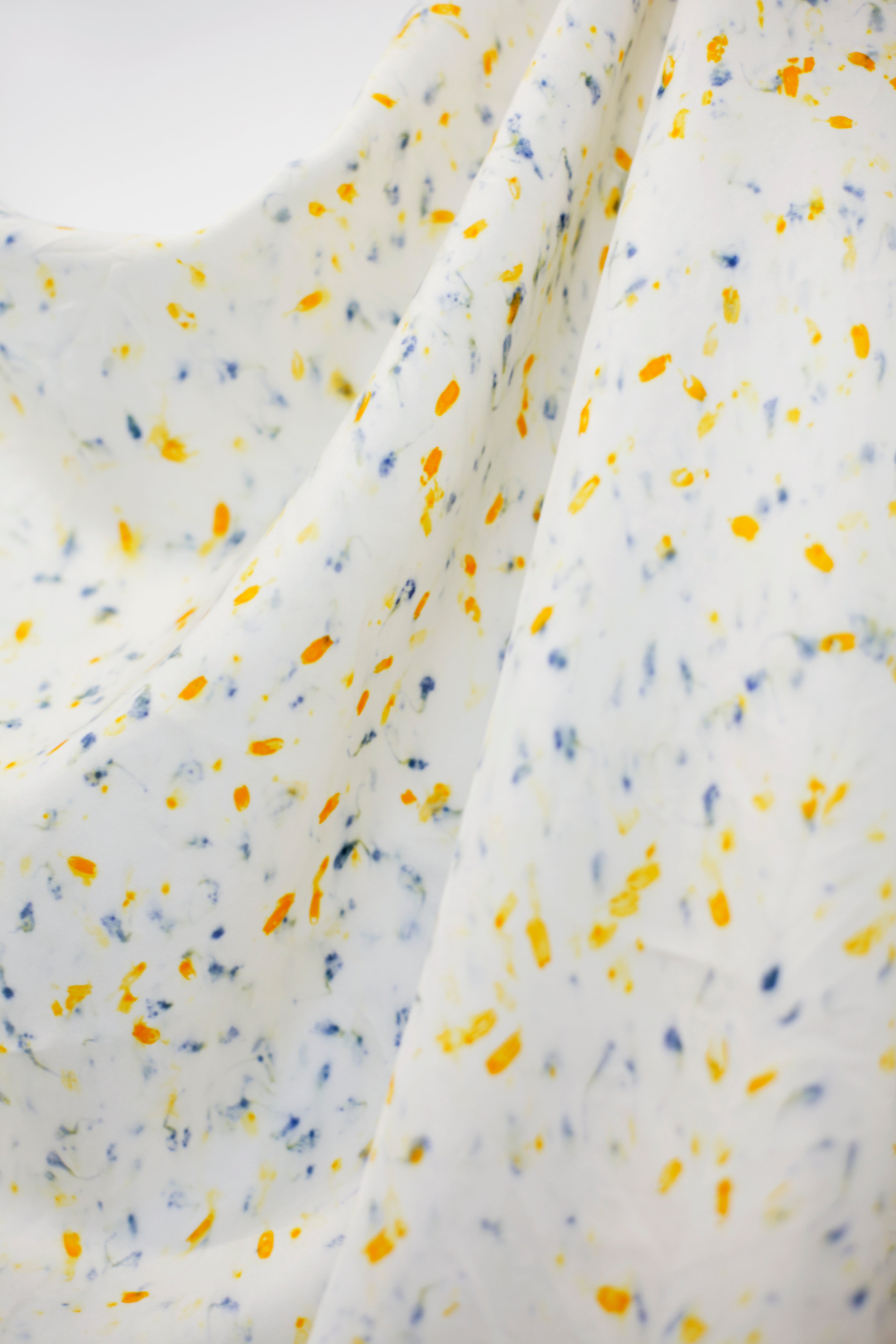 WILD FLOWER PETAL SCARF - WILD RADISH AND COTA TINCTOREA