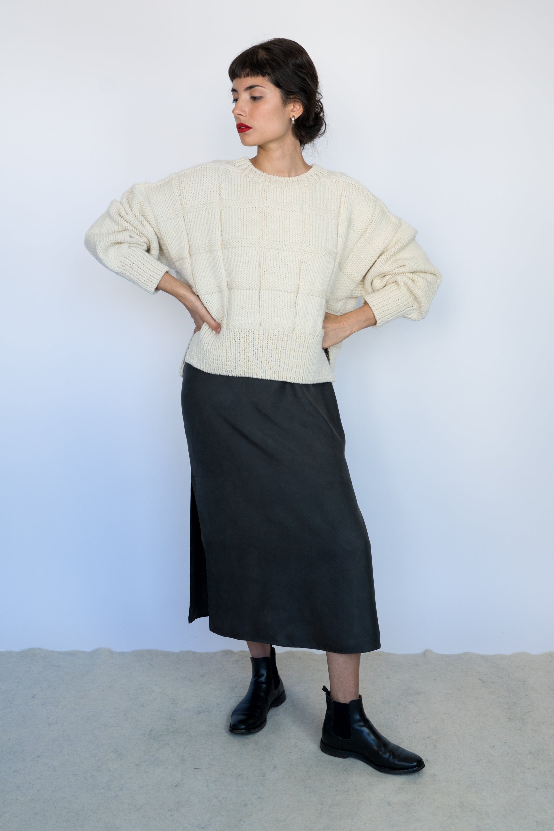 TALA JUMPER  - IVORY