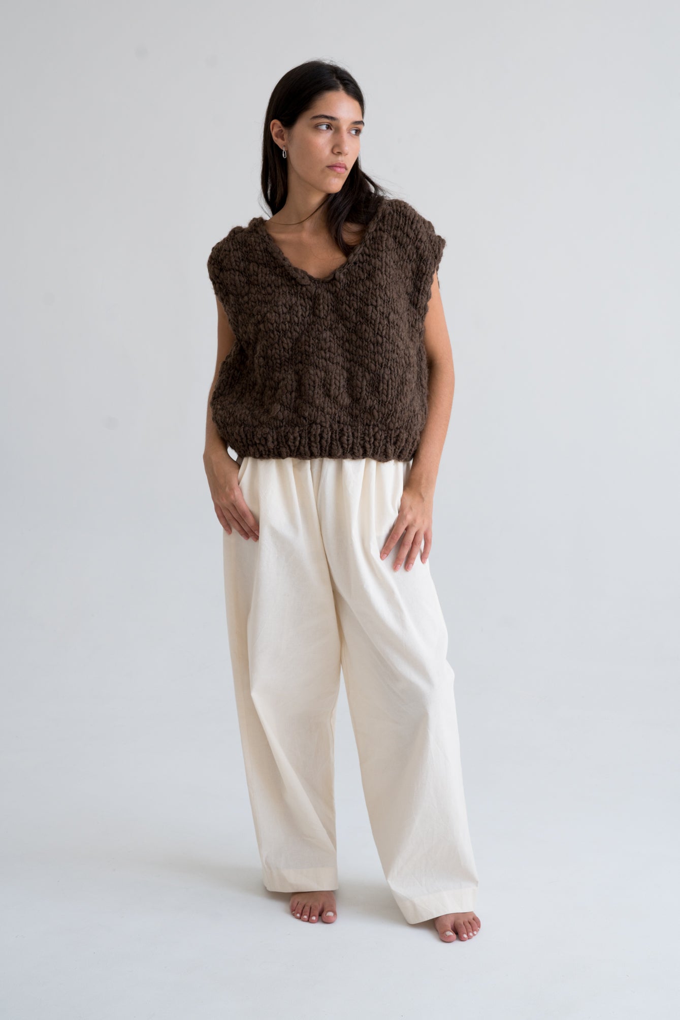 ACACIA VEST - EARTH - ound - KNITS