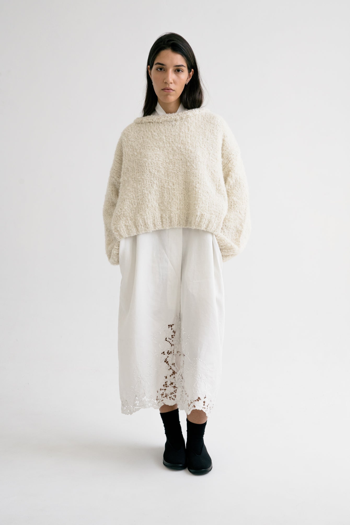 AGUS JUMPER - IVORY - ound - KNITS