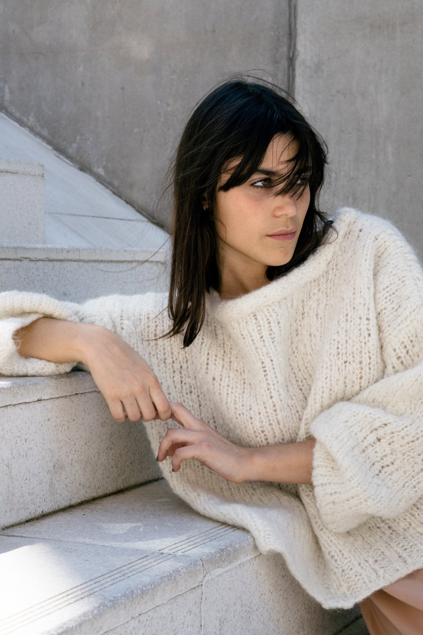 AGUS JUMPER - IVORY - ound - KNITS