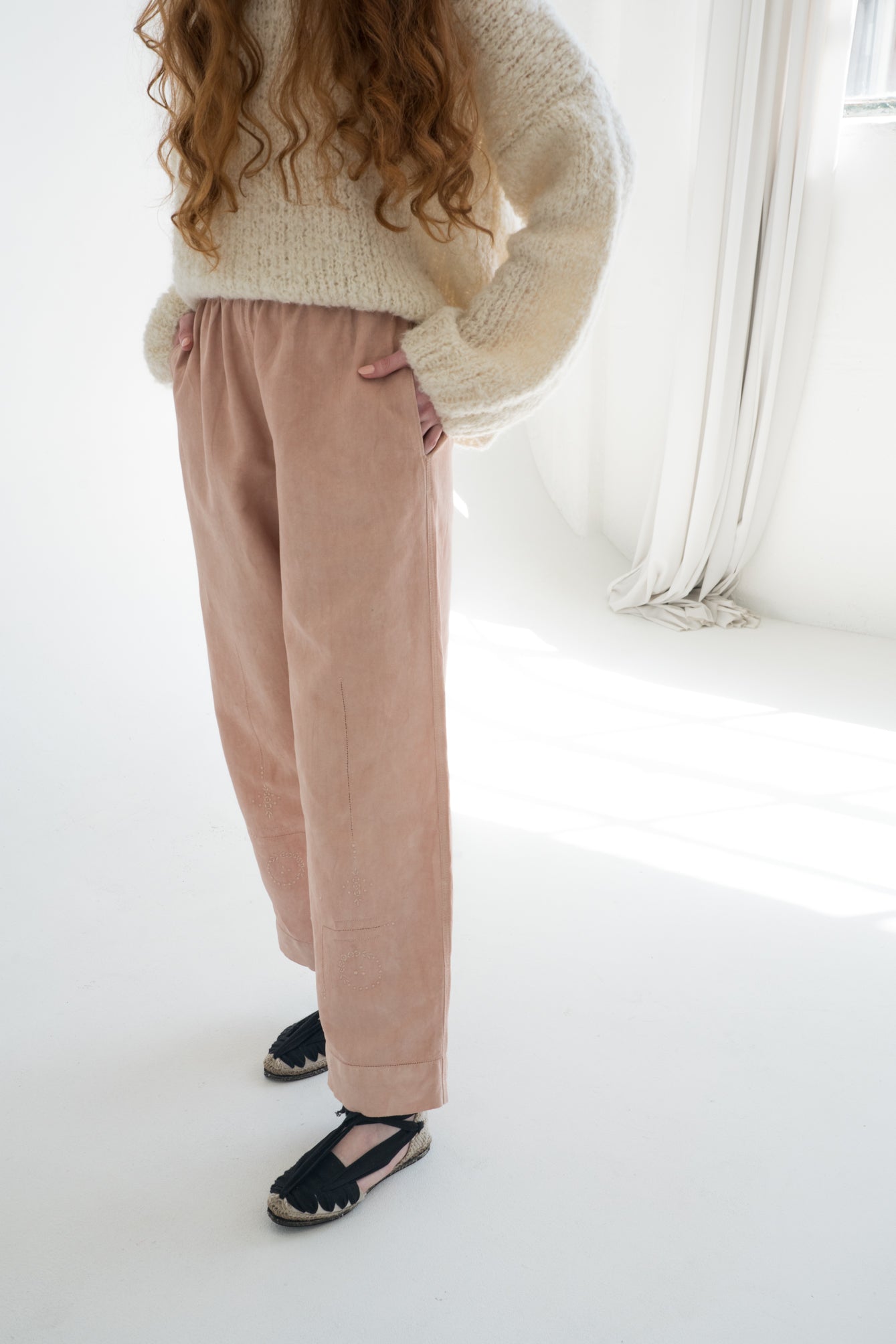 AIBE TROUSER - AVOCADO - ound - DRESSES