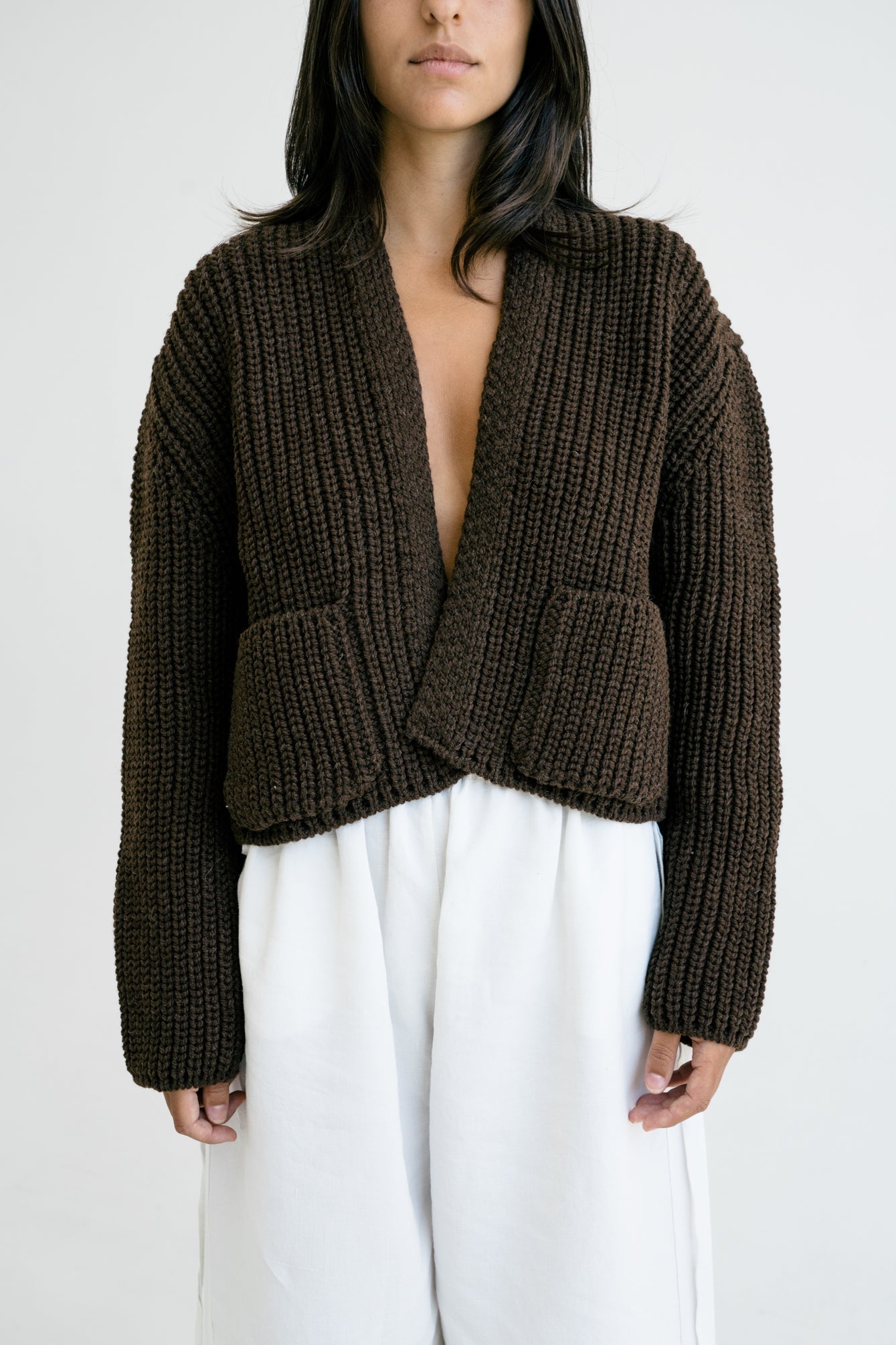 BOJ CARDIGAN - EARTH - ound - KNITS