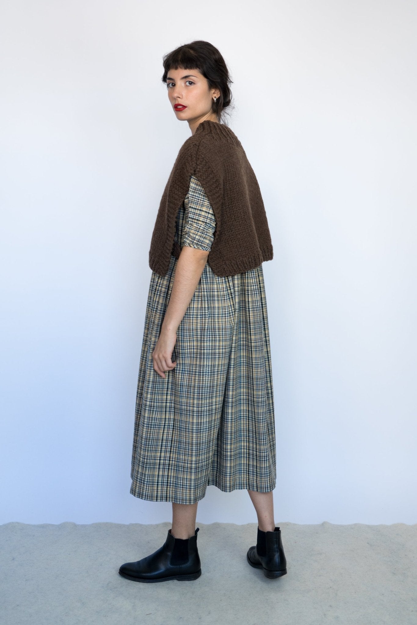 BUNON VEST - EARTH - ound - KNITS