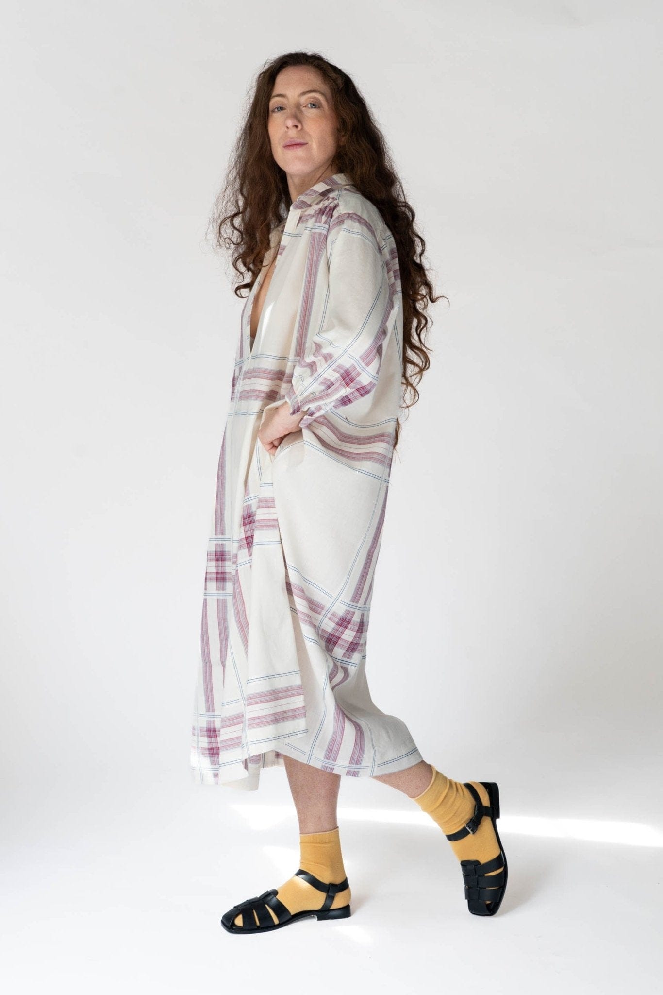 Carlos Handkerchief Dress — cotton, alternate view.