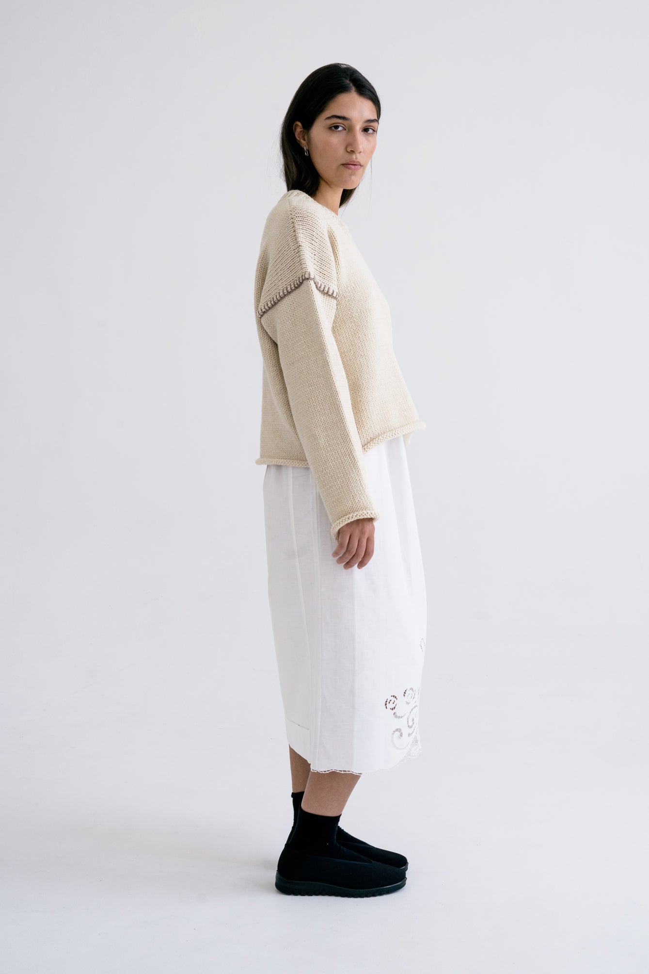 CRUDO JUMPER - UNDYED - ound - KNITS
