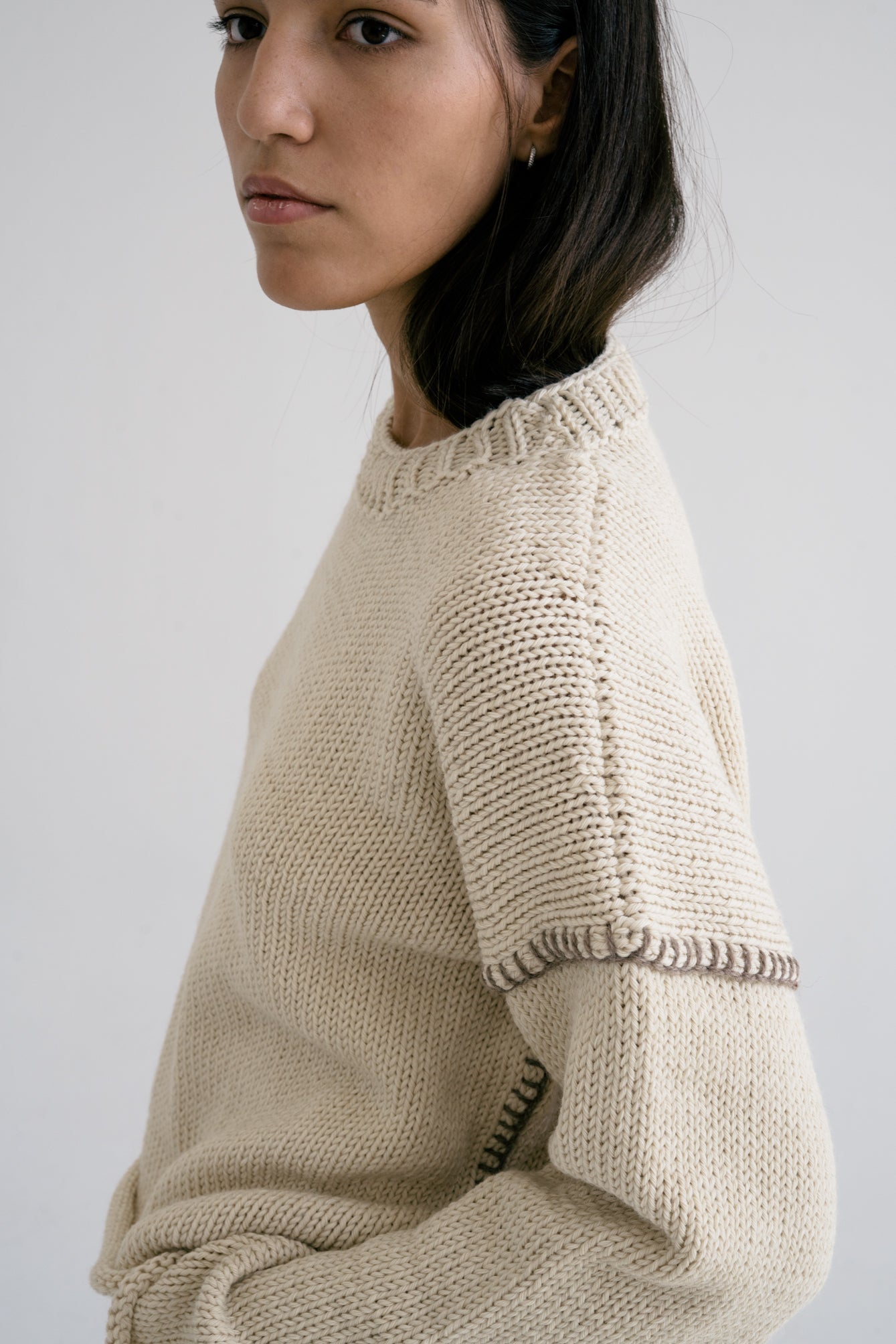 CRUDO JUMPER - UNDYED - ound - KNITS
