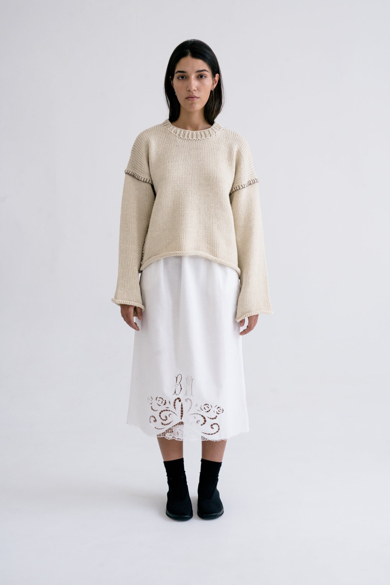 CRUDO JUMPER - UNDYED - ound - KNITS