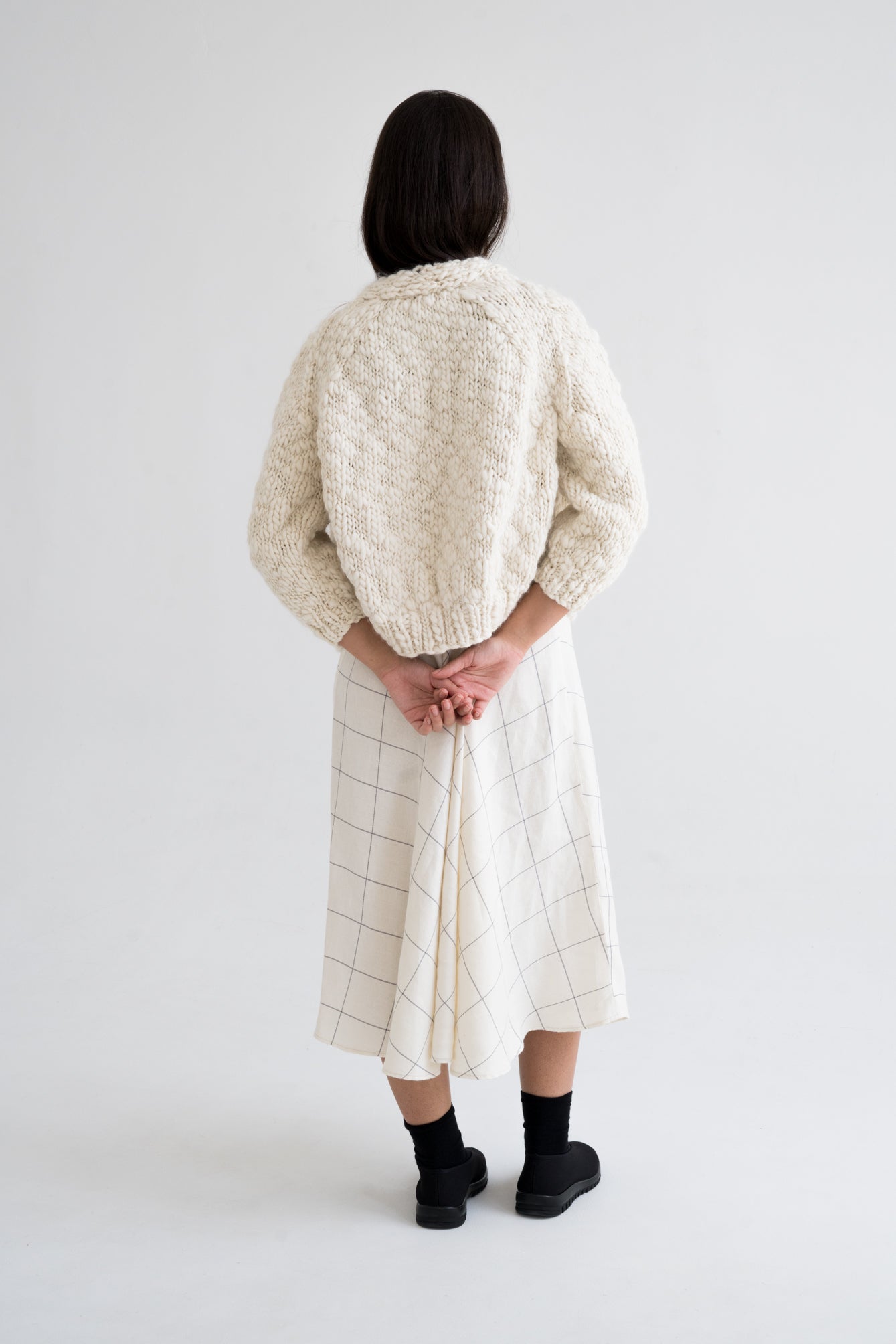 JACARANDA CARDIGAN - IVORY - ound - KNITS