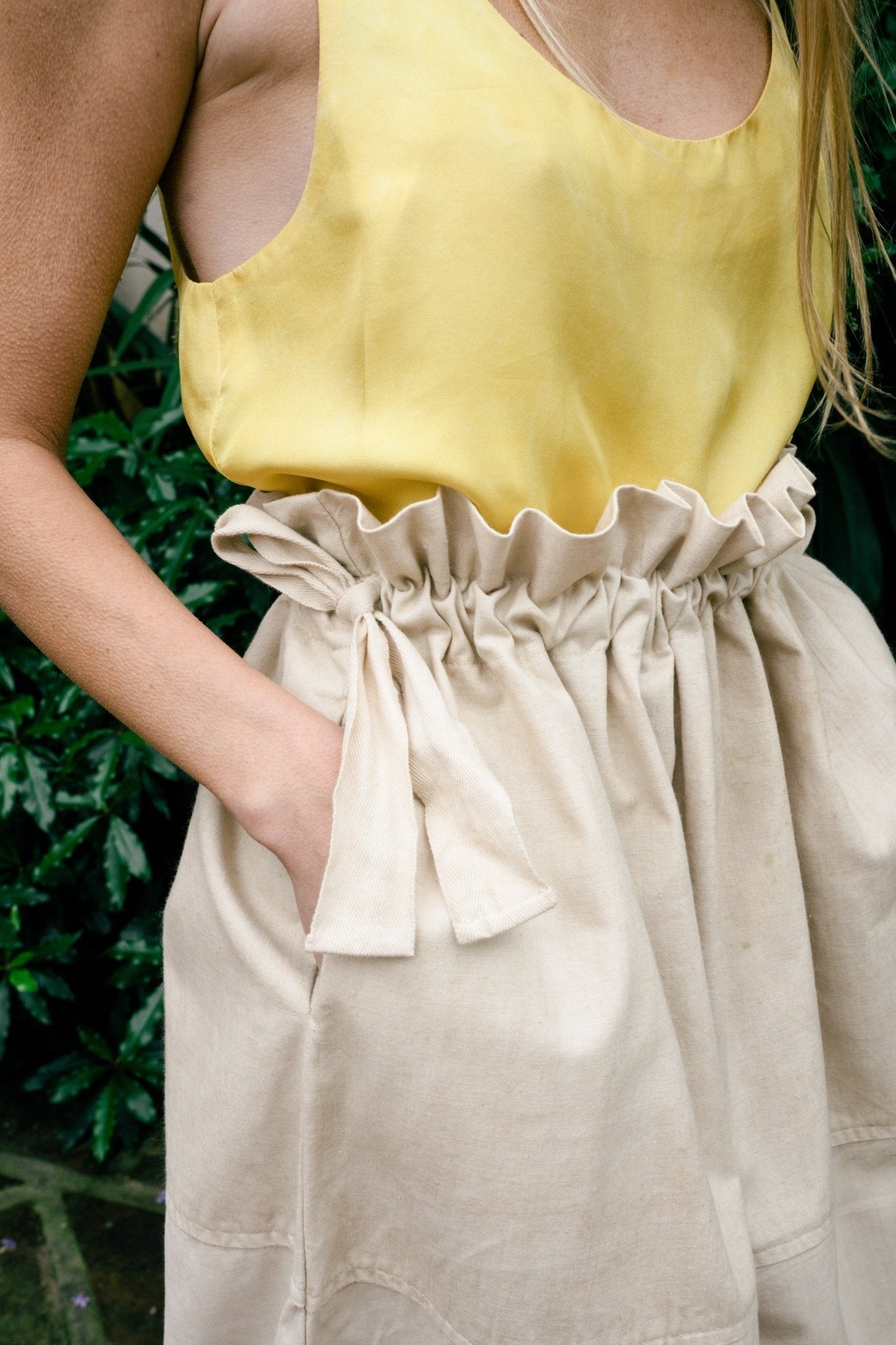 SACHA SKIRT - COFFE GROUNDS - ound - BOTTOMS