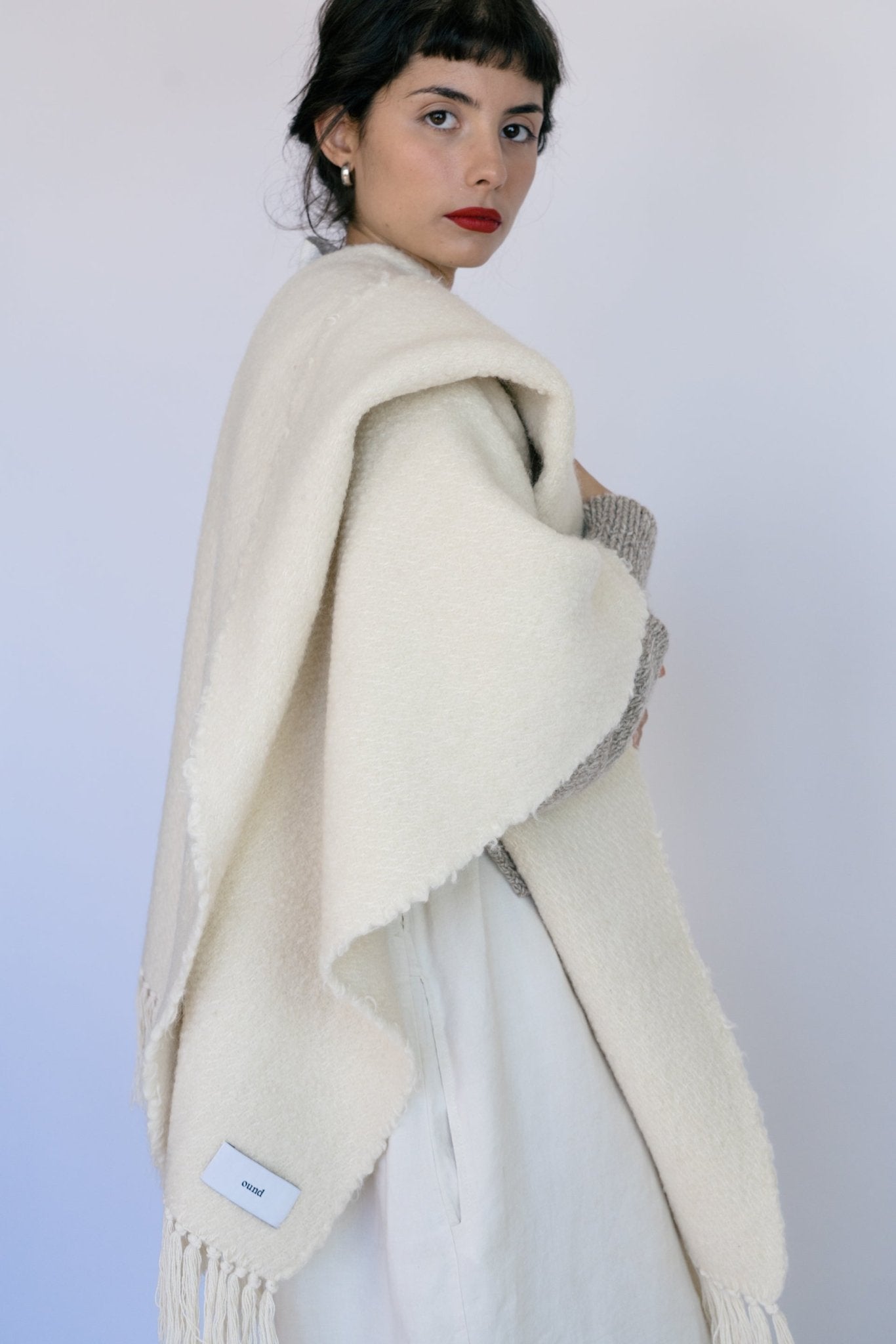 SCARF - PLUM - ound - KNITS