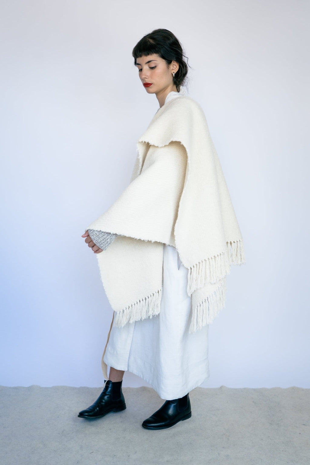 SCARF - PLUM - ound - KNITS