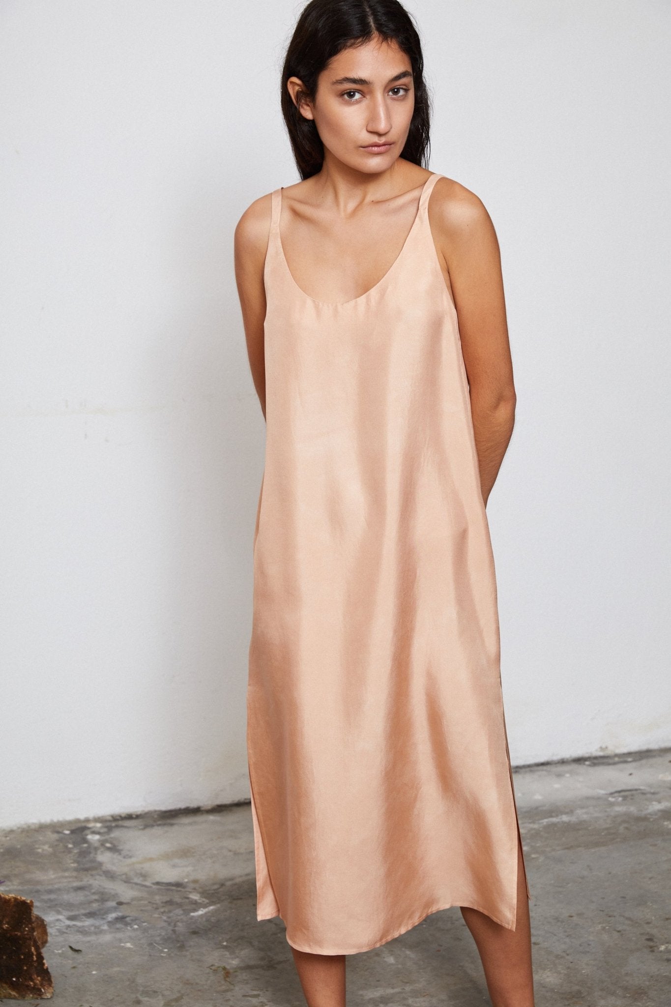 SLIP DRESS - AVOCADO - ound - DRESSES