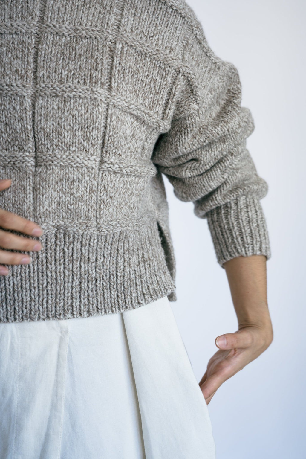 TALA JUMPER - STONE - ound - KNITS
