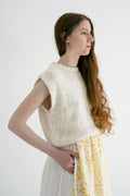 Top Chas — hand-knitted cotton.