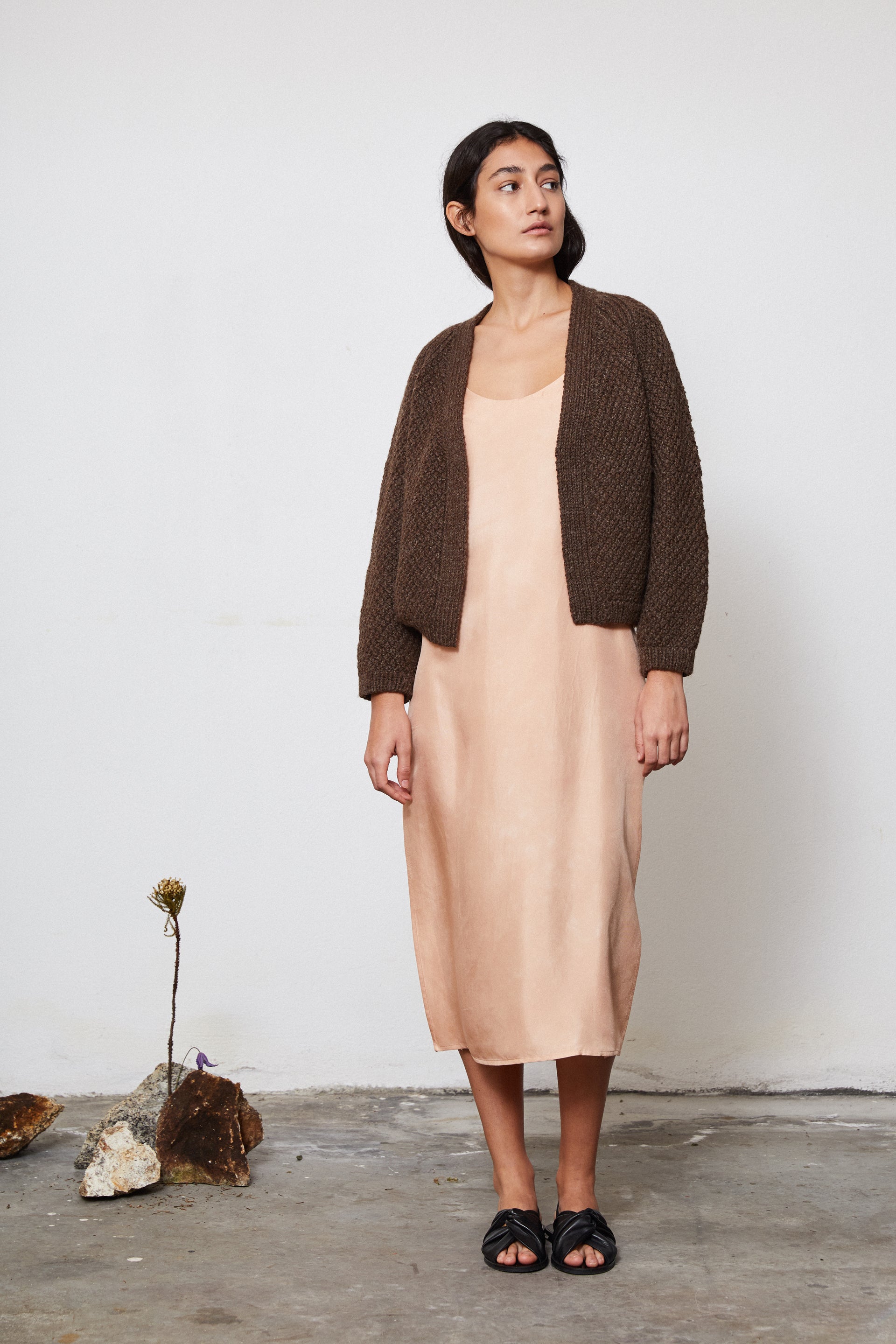 UNDYED, WOOL, HAND-KNITTED, CARDIGAN, STYLISH, SUSTAINABLE, HAND-CRAFTED, WOMENSWEAR 
