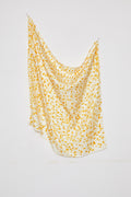 Wild Flower Petal Scarf in Cota Tinctoria — hand-finished silk.